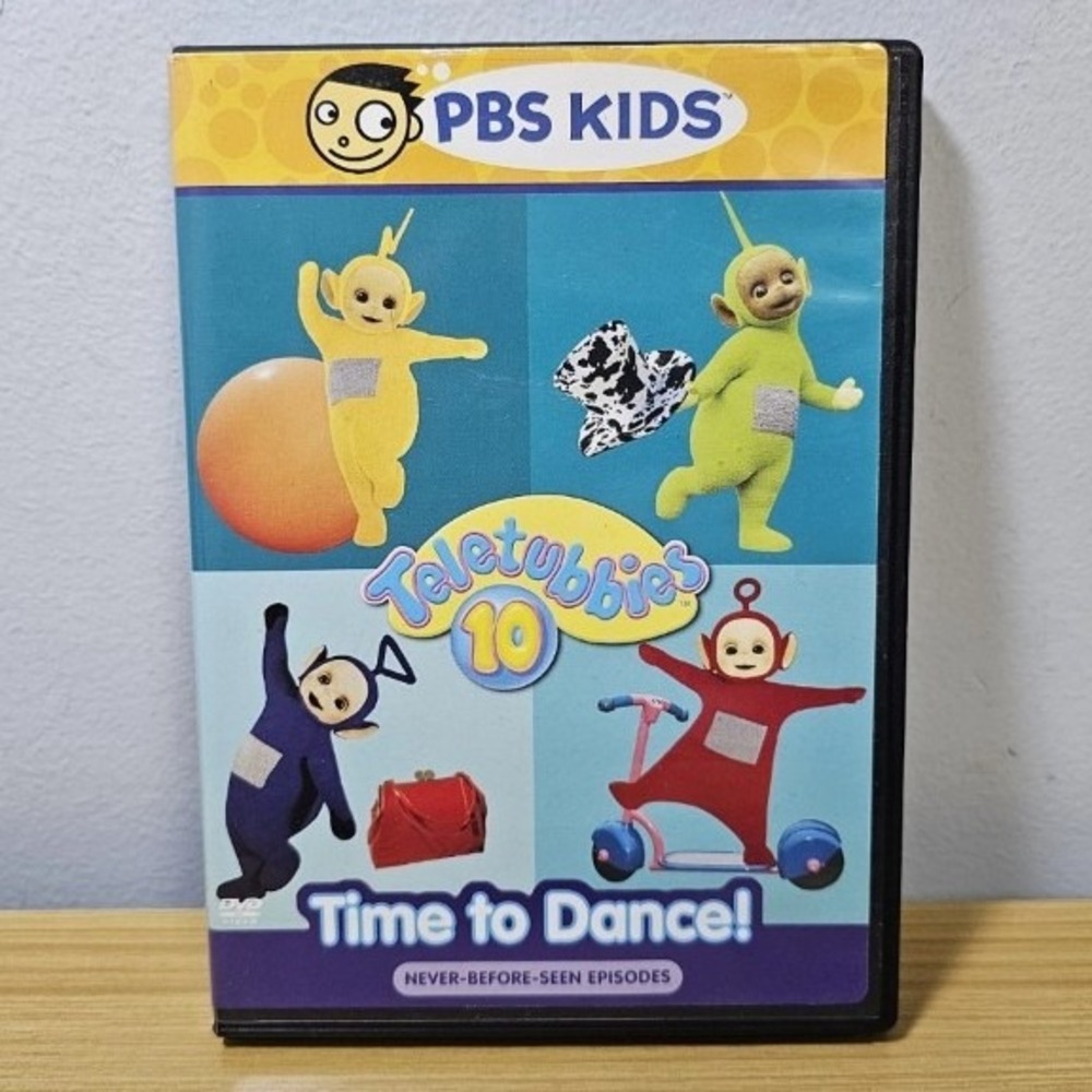 Teletubbies 10 Time To Dance DVD PBS Kids Tinky Winky DIpsy Laa La